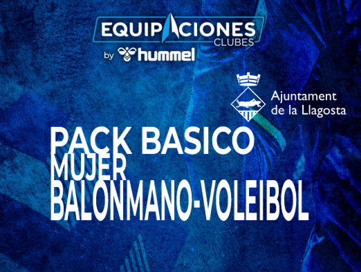 PACK BÁSICO MUJER BALONMANO-VOLEIBOL EIE LA LLAGOSTA