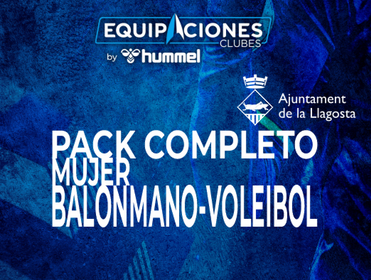 PACK COMPLETO MUJER BALONMANO-VOLEIBOL EIE LA LLAGOSTA