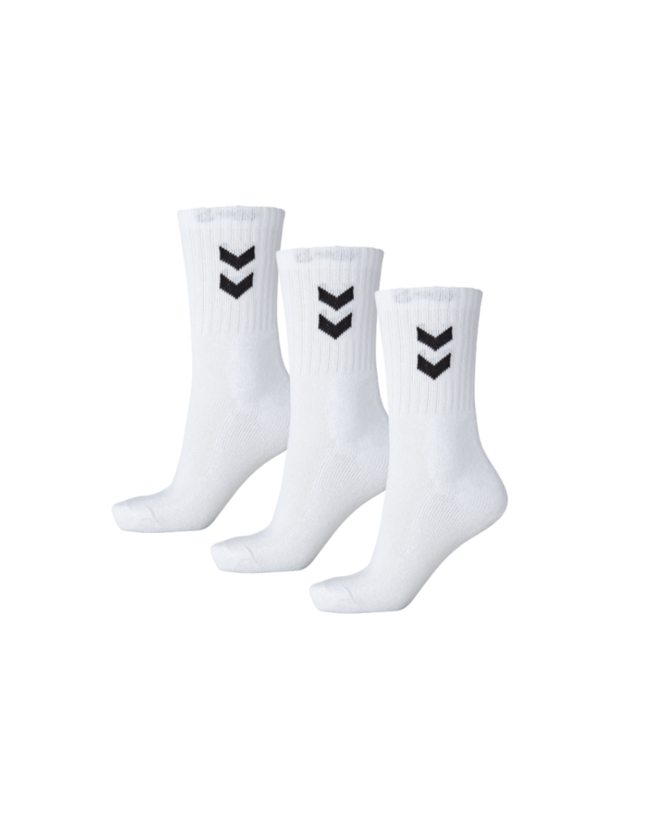 3-Packs calcetín básico blanco BM Benidorm