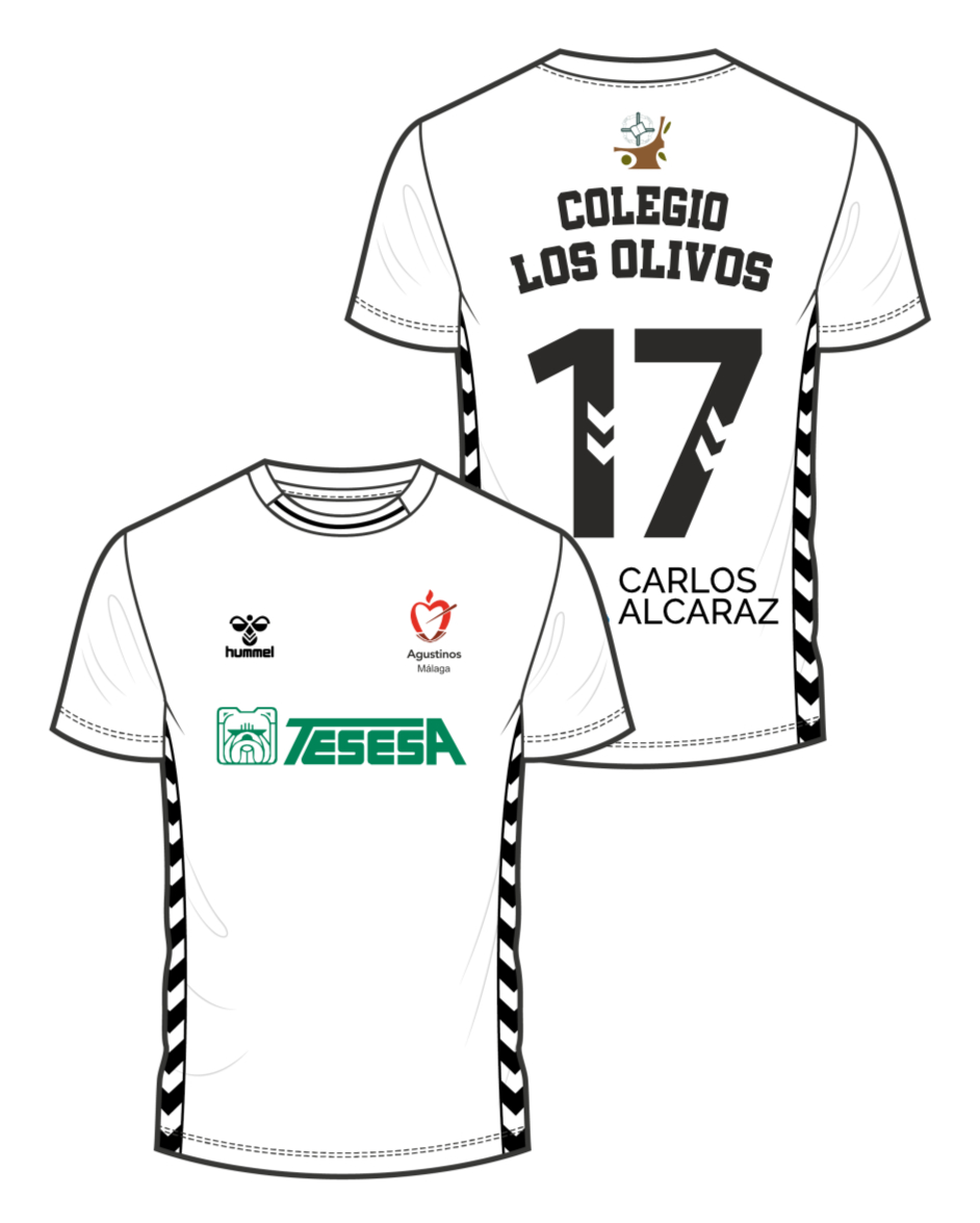 2ª Camiseta Fútbol y Balonmano Agustinos Málaga