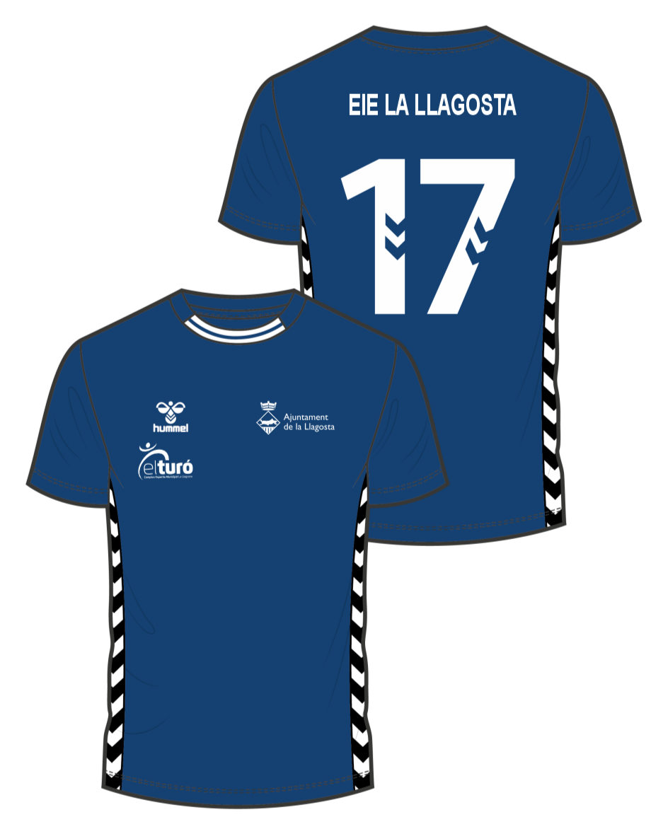 2ª Camiseta Jugador y Portero Fútbol Sala EIE La LLagosta